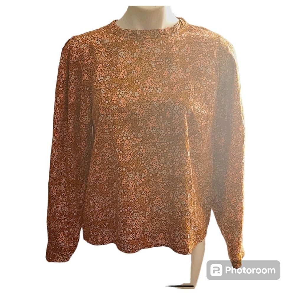 Universal Thread floral blouse NWT L